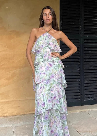 Robe a volants pour témoin de mariage