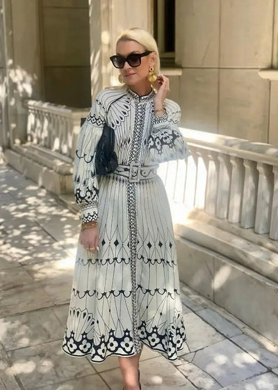 Robe retro pour femme