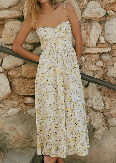 Robe en mousseline chic champetre