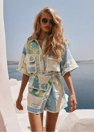 Ensemble Short Chemise Ete 