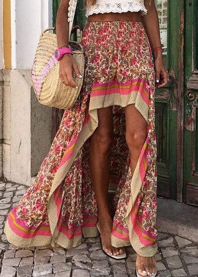 Jupe Longue Asymétrique Boheme