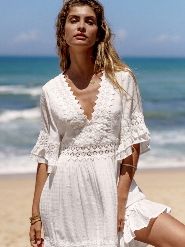 HOT Bohème Chic Tunique Et Robe De Plage Bohème Chic