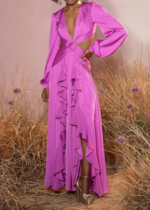 Satin Robe Short Lantern Satin Rose Lantern Dress – Bohème Infinity